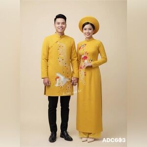 Yellow Embroidered Traditional Outfit Set
